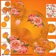 Morrocan Peonies Sunset Mandala Rocker Card Making Kit
