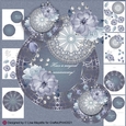 Enchanting Roses Morrocan Silver Mandala Rocker Card Making Kit