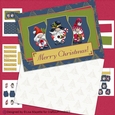 Christmas Santa Gnomes Triptych Card Making Kit