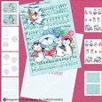 Caroling Penguins Christmas & Yule Card Making Kit