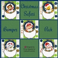 Cute Christmas Quatrefoil Rocker Bumper Kit