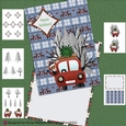 Christmas Deer Truck Card Making Kit