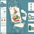 Little Miss Claus Scallop Edged Money Wallet Card Making Kit