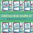 Silly Christmas Bears Card Making Bumper Kit