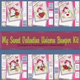 My Sweet Valentine Unicorn Bumper Kit