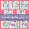 Elephant Valentine Card Making Bumper Kit