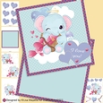 Elephant Cupid Valentine Card Making Kit