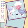 Elephant Couple Valentine Card Making Kit