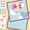Elephant Love Valentine Card Making Kit