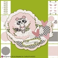 Racoon Cupid Valentine Layered Wobble Card Making Kit
