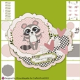 Racoon Love Banner Valentine Layered Wobble Card Making Kit