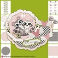 Racoon Couple Valentine Layered Wobble Card Making Kit