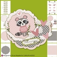 Racoon Thoughts of You Valentine Layered Wobble Card Making Kit