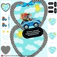 Country Mouse Driver Valentine Card Making Kit