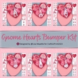 Gnome Hearts Heart Shaped Valentine Card Making Bumper Kit