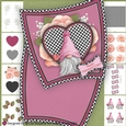 Waving Gnome Shaped Valentine Card Making Kit