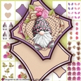 Hip Gnome Diamond Shaped Valentine Card Making Kit
