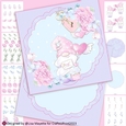Pastel Gnome Love Letter Valentine Shaped Card Making Kit