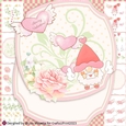 Cozy Gnome Winged Messenger Valentine Shaped Card Making Kit