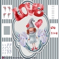 Sweet Valentine Girl Shaped Card Making Kit