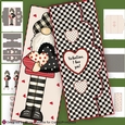 Black Treetop Gnome Gatefold Card Making Making Kit