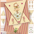 Mushroom Fairy Valentine Gatefold Card Making Kit