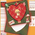Art Deco Puppy Love Chihuahua Valentine Card Making Kit