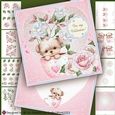 Tea Cup Pup Yorkie Valentine Card Making Kit