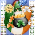 Leprechaun Gold St. Patricks Day Shaped Card Making Kit