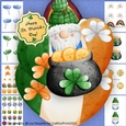 Leprechauns Gold Cozy Gnome St. Patricks Day Shaped Card Making Kit