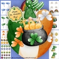 Leprechauns Gold Gnome Lass St. Patricks Day Shaped Card Making Kit