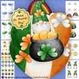 Leprechauns Gold Gnome Lad St. Patricks Day Shaped Card Making Kit