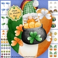 Leprechauns Gold Gnome St. Patricks Day Shaped Card Making Kit