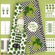 Tree Top Polka Dotted Leprechaun Gnome St. Patricks Day Gatefold Card Making Kit
