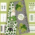 Tree Top Clover Leprechaun Gnome St. Patricks Day Gatefold Card Making Kit