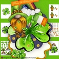 Lucky Gnome Irish St. Patricks Day Shaped Card Making Kit