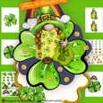 Lucky Gnome Girl St. Patricks Day Shaped Card Making Kit