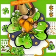 Lucky Gnome Gentleman St. Patricks Day Shaped Card Making Kit