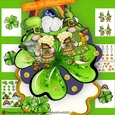 Lucky Gnome Couple St. Patricks Day Shaped Card Making Kit