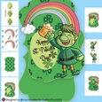 St. Patricks Day Troll Cheers Shaped Card Making Kit