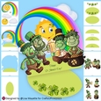 St. Patricks Day Troll Party Easel Card Making Kit