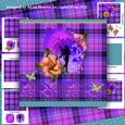Tropical Purple Faery Card Making Kit