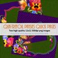 Arabian Qua-trefoil Pansies Quick Pages