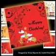 Three Chinese Dragons Card Making Mini Kit