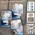 Shaped Ocean Music Decoupage Pyramage Kit