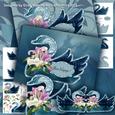 Shaped Moonlight Swan Decoupage Card Mini Kit