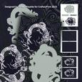 Shaped Silver Dragon Longevity Decoupage Mini Kit