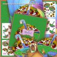 Cottage Fruit & Flowers Umbrella Shaped Decoupage Mini Kit