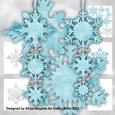 Shaped Snowflake Christmas Ornament Card Mini Kit