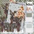 Garden Deer Shaped Pyramage Decoupage Mini Kit
